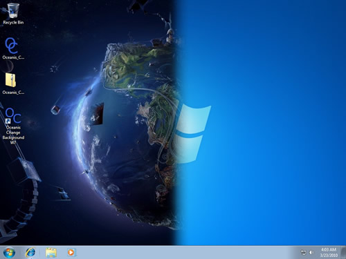 wallpapers for windows 7 home basic. at a bright blue Windows