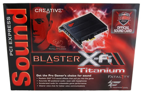 Creative Sound Blaster X-Fi Titanium Fatal1ty Pro | TechSpot