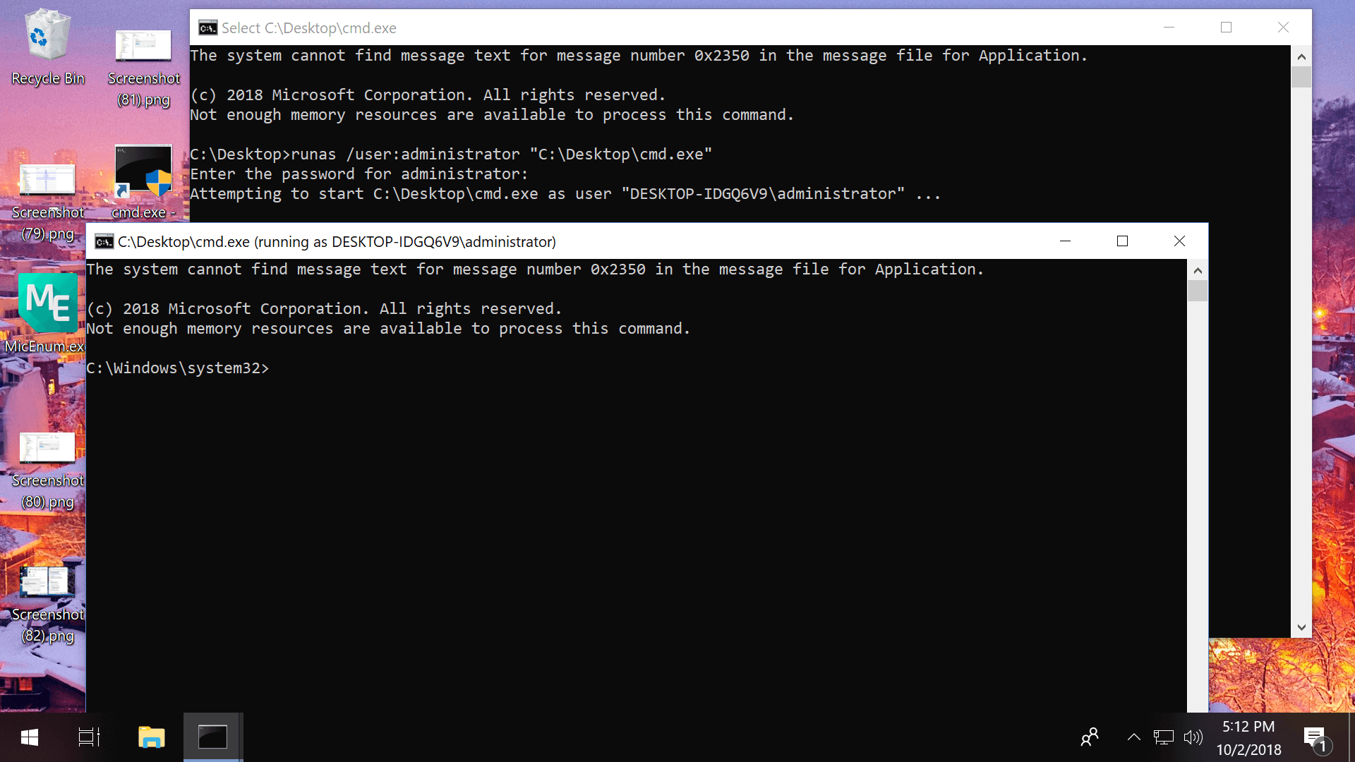 command prompt admin mode windows 7