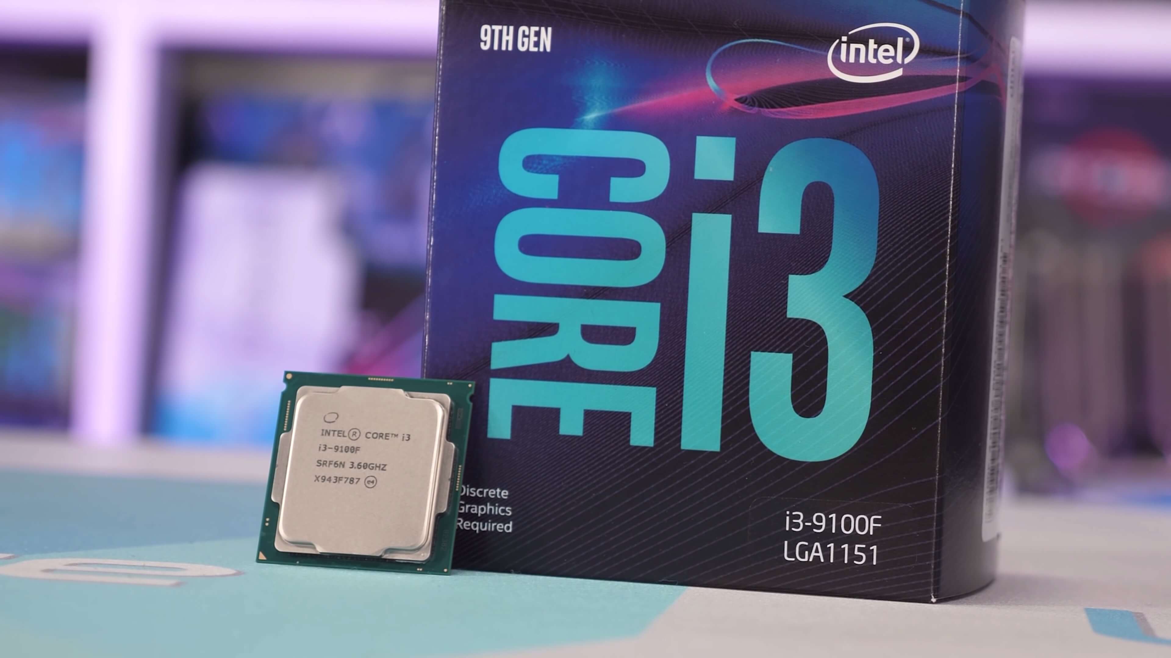 Intel Core i3-9100F vs. Ryzen 5 1600 AF