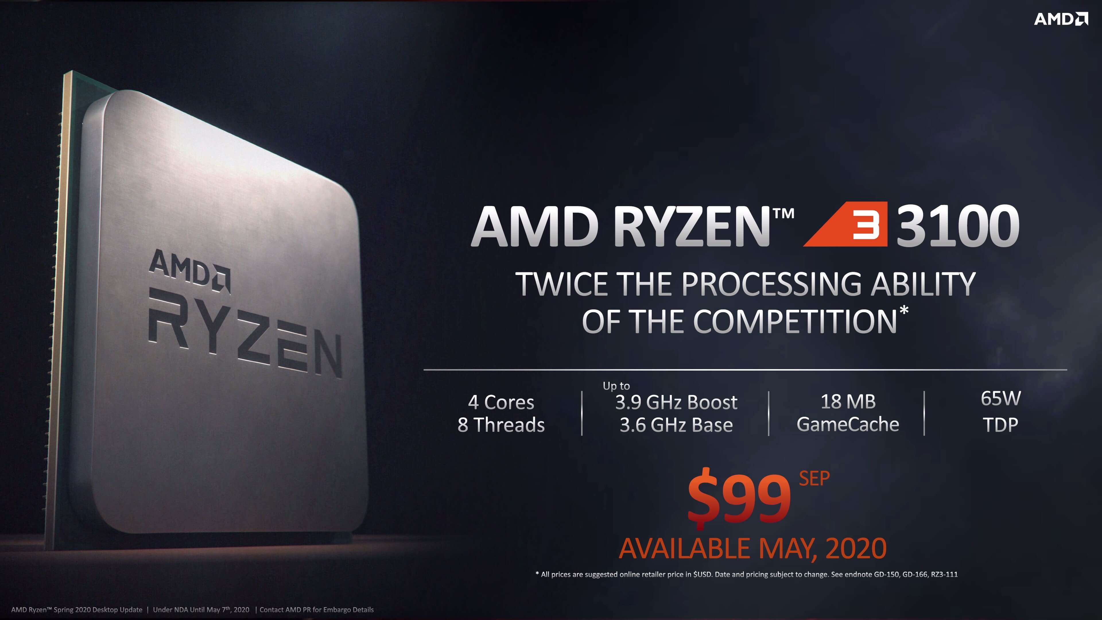 AMD Ryzen 3 3300X and Ryzen 3 3100 Review | TechSpot