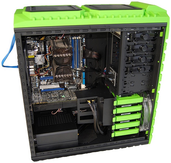 fiber subtle ghost Gaming Case Roundup > Cooler Master HAF X Nvidia Edition cont. | TechSpot