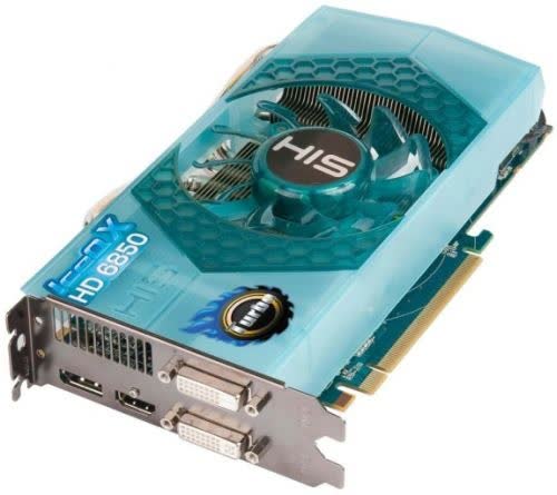 HIS Radeon HD 6850 IceQ X Turbo 820MHz 1GB GDDR5 PCIe