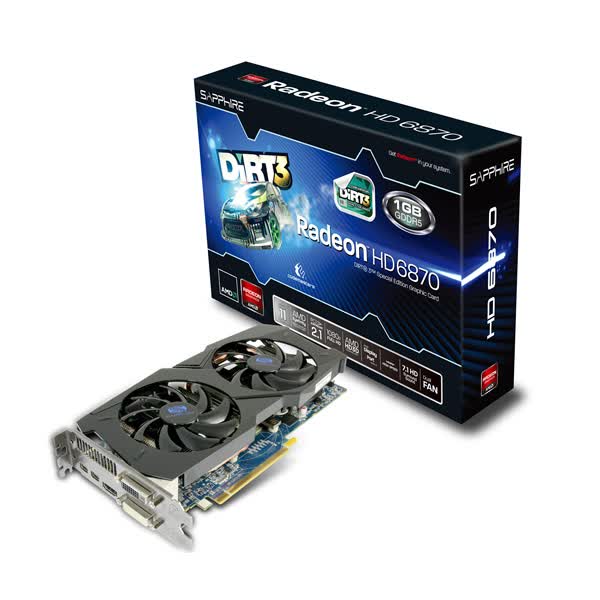 Sapphire Radeon HD 6870 Dirt3 Edition 1GB GDDR5 PCIe