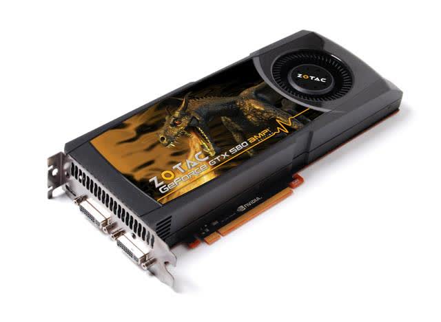 Zotac GeForce 580 AMP! Edition 1.5GB GDDR5 PCIe