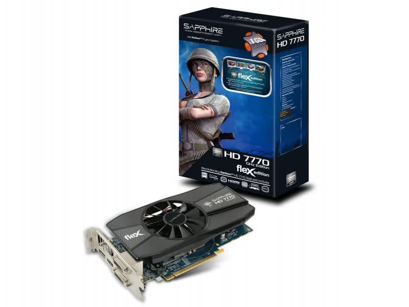 Sapphire Radeon HD 7770 GHz Flex Edition 1GB GDDR5 PCIe 11201-12-20G