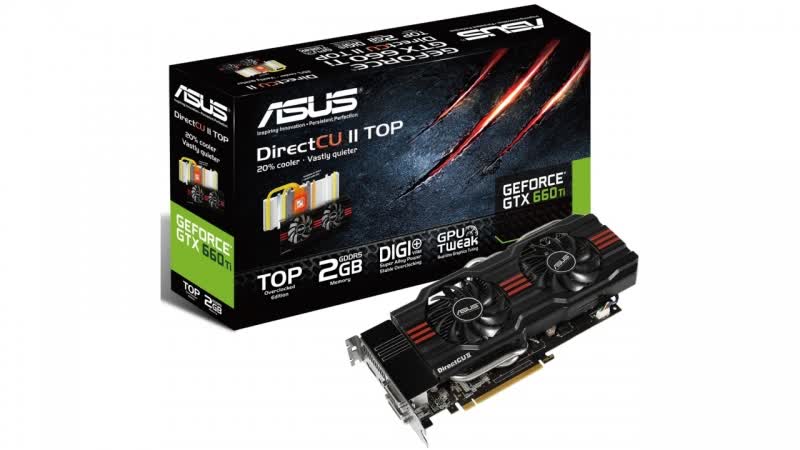 Asus GeForce GTX 660 DirectCU 2 Top 2GB GDDR5 PCIe GTX660-DC2T-2GD5
