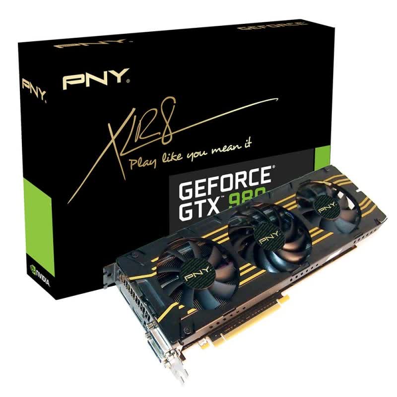 PNY GeForce GTX 980 Ti XLR8 OC 6GB GDDR5 PCIe KF980IGTX6GEPB 