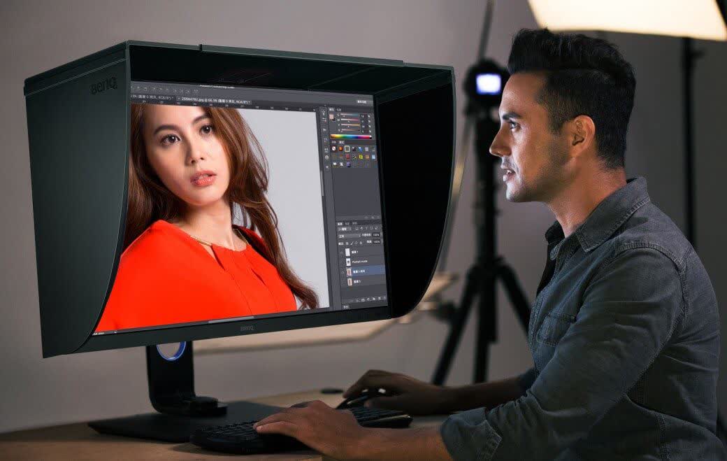 BenQ SW271 - 4K met AdobeRGB 99% dekking - Top 5 fotobewerking monitoren van 2021 en verder