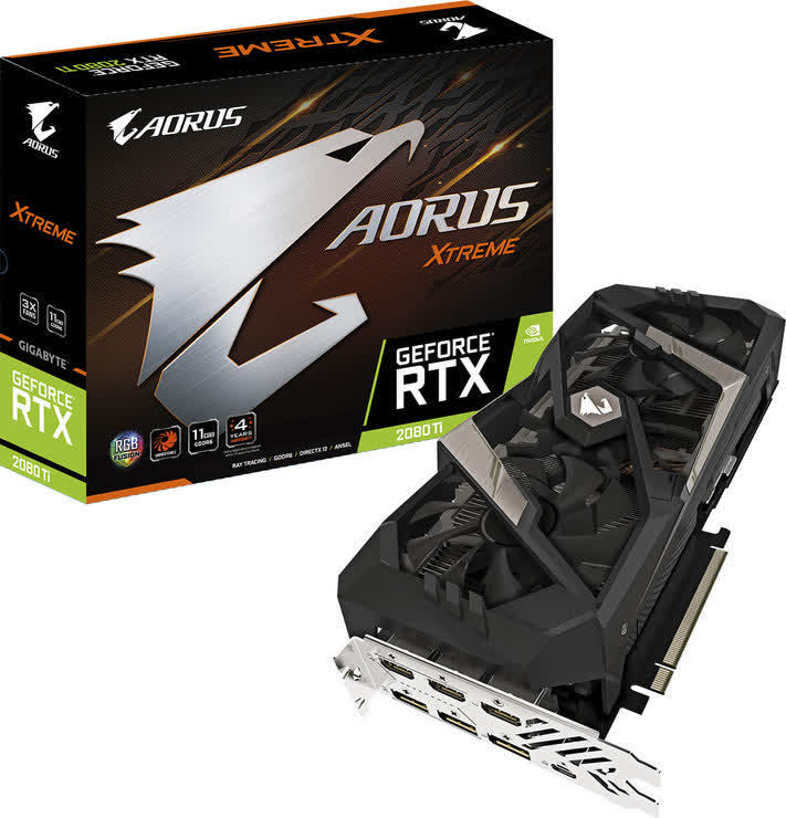Gigabyte GeForce RTX 2080 Ti Aorus 11GB GDDR6 PCIe Reviews, Pros Cons | TechSpot