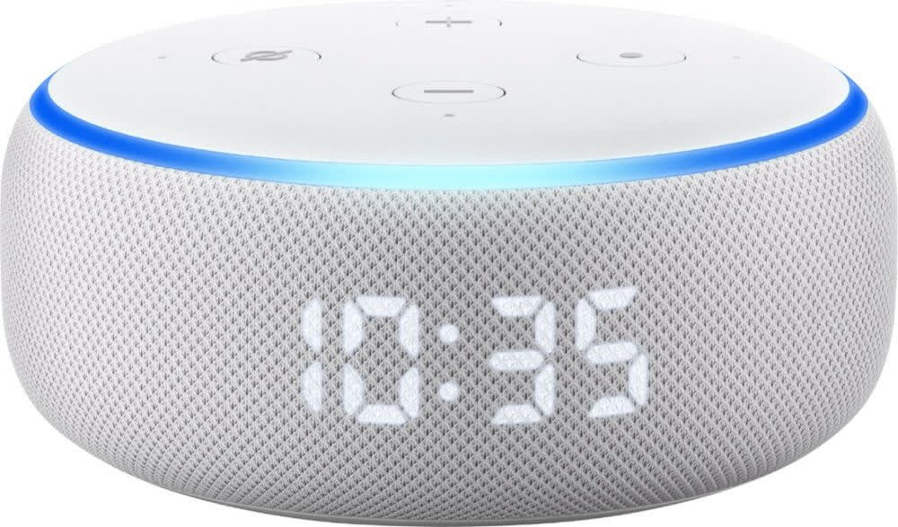 Amazon Echo Dot with Clock (3rd Gen)
