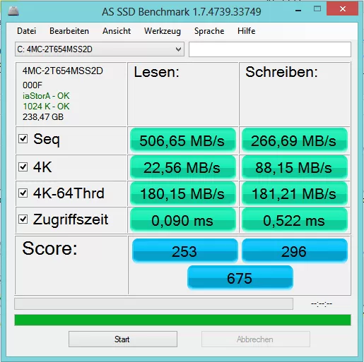 Geven theorie Banyan AS SSD Benchmark 2.0.7316 Download | TechSpot