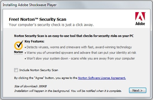 adobe shockwave player installs norton security scan adobe shockwave player norton security scan