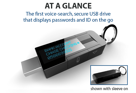 myidkey kickstarter flash drive biometric password