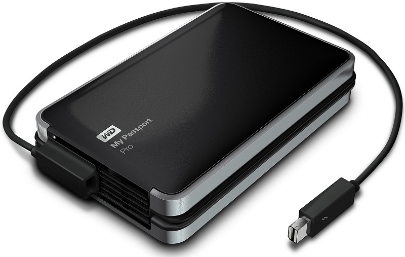 Western Digital launches My Passport Pro, first Thunderbolt-powered portable dual hard drive