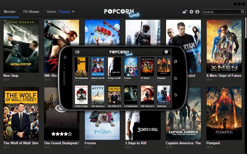 popcorn time users anonymity free built- vpn 