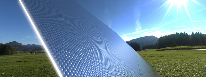 Start-up company developing a new adaptive material that could cut solar power costs in half