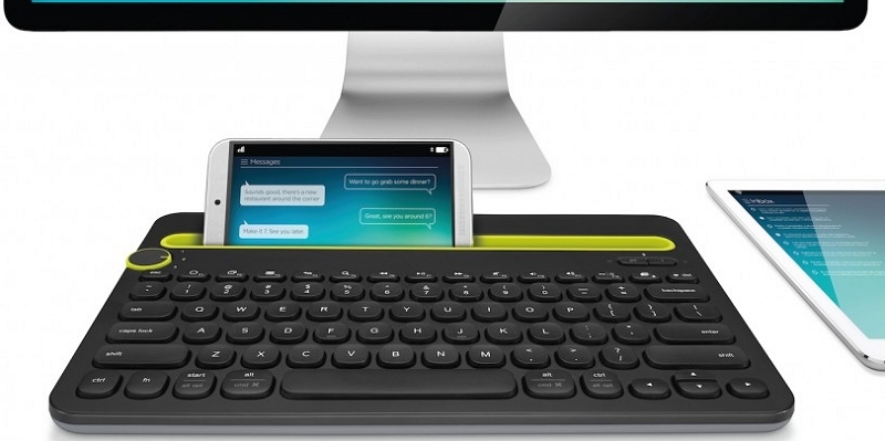 Logitech's K480 Bluetooth keyboard can be paired with up to three devices at once