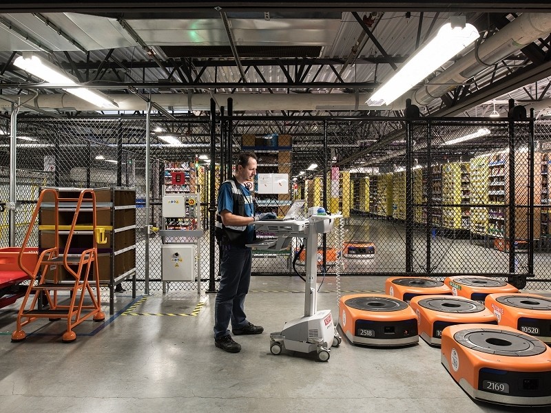 Amazon deploys an army of robots to help fulfill Cyber Monday orders