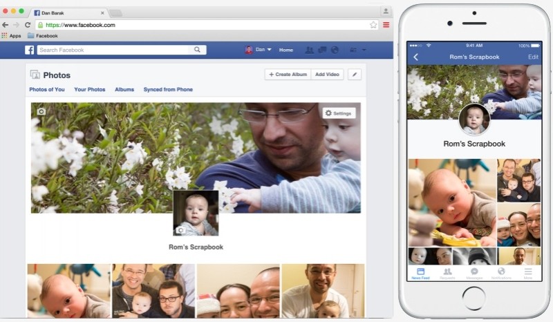 Facebook 'Scrapbook' makes it easy to tag, organize photos of your kiddos