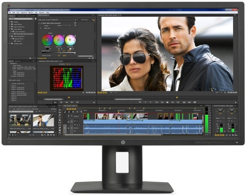 nab hp monitor hewlett packard 4k 4k monitor dreamcolor z32x hp dreamcolor z32x nab 2015