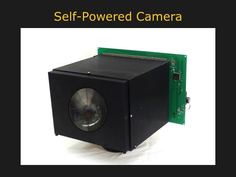 Researchers have created the world's first self-powered camera