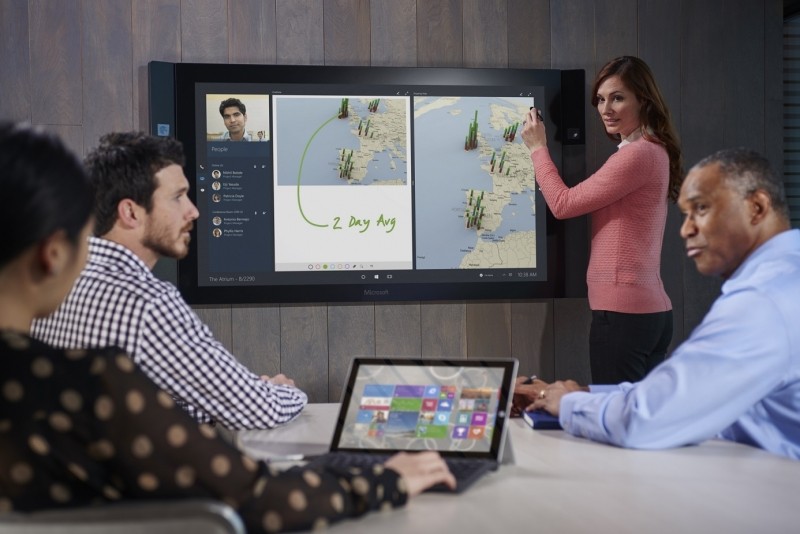 Microsoft Surface Hub all-in-one conferencing system to ship in September, starting at $6,999