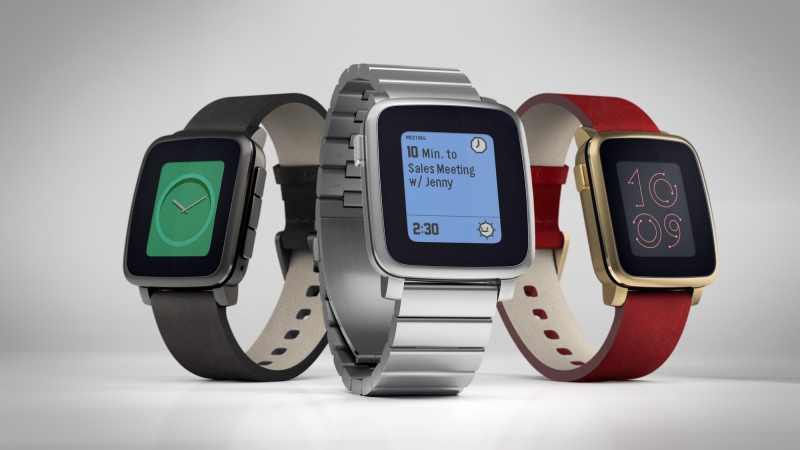 Pebble opens pre-orders for its next smartwatch, the Time Steel