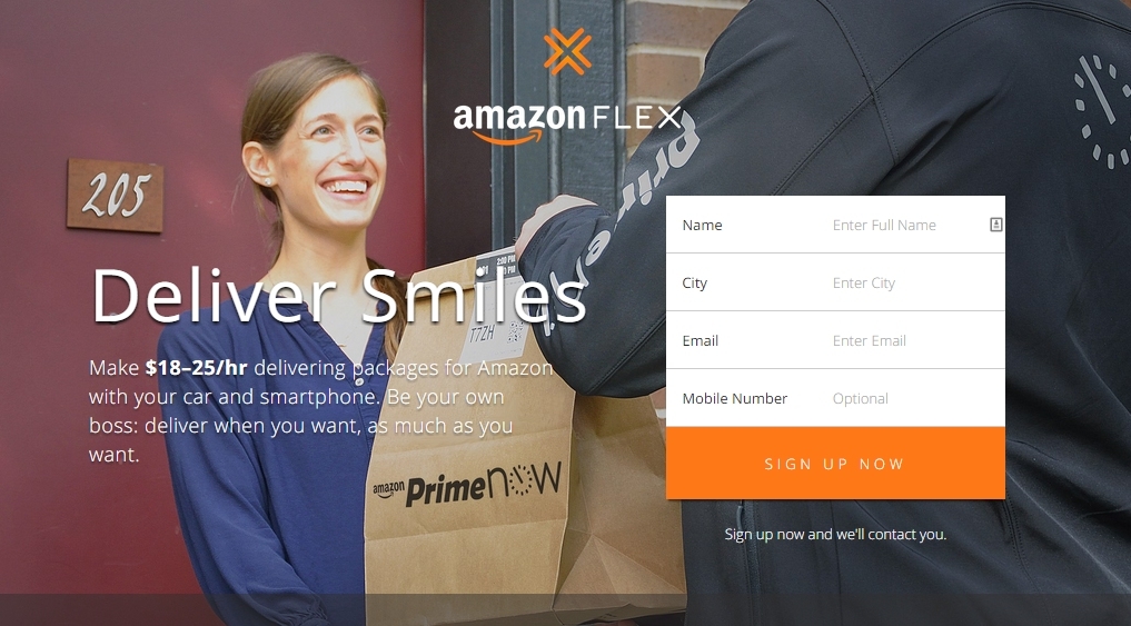 Amazon launches Flex, an Uber-inspired package delivery service