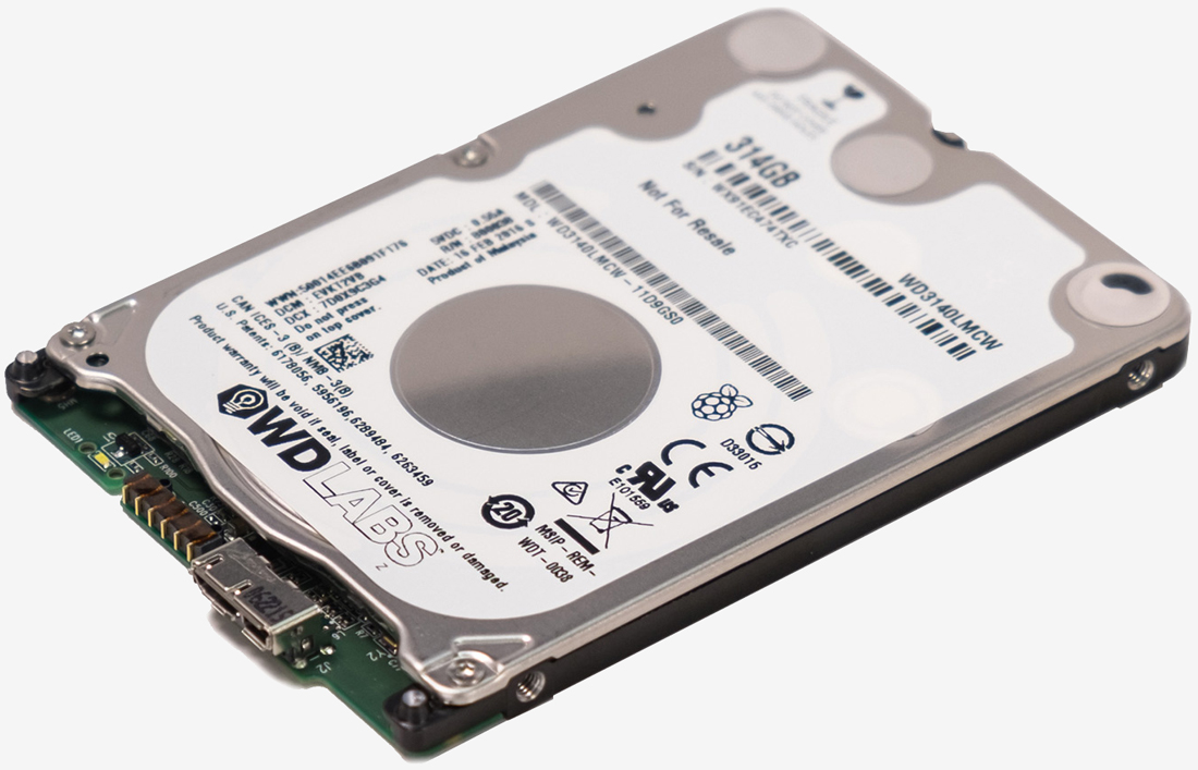 Western Digital creates 314GB hard drive specifically for the Raspberry Pi