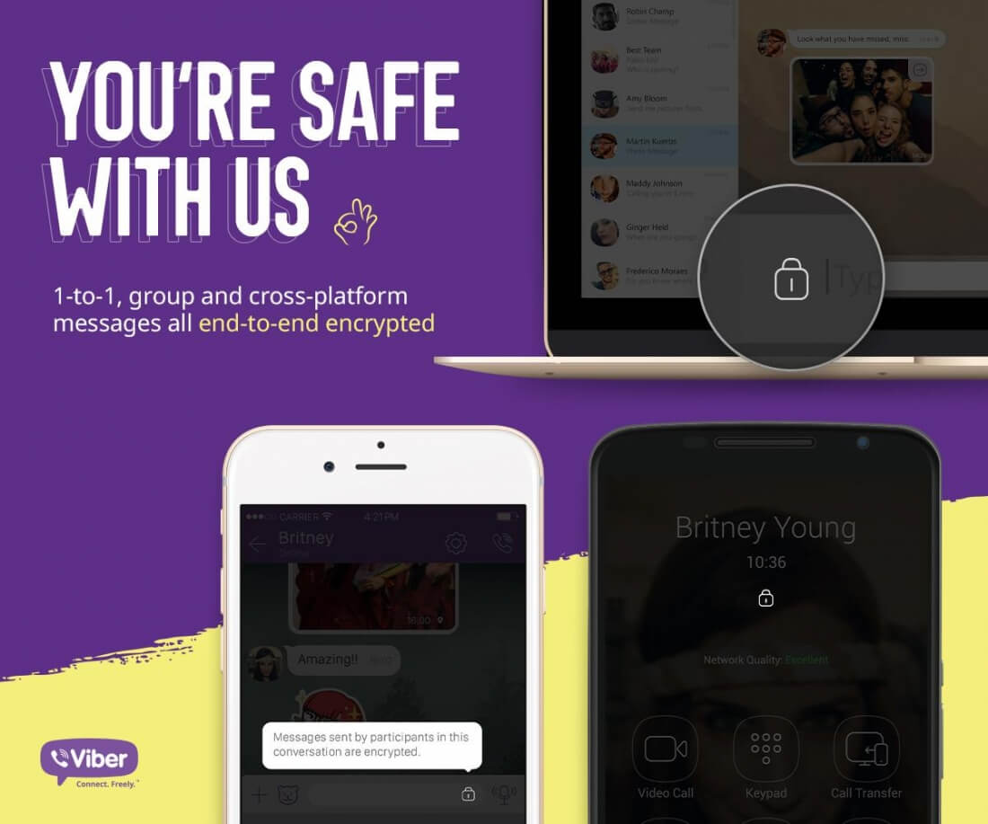 Viber rolls out end-to-end encryption, adds PIN-protected hidden chat option
