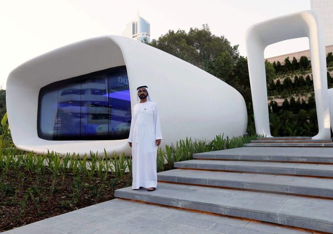 Dubai is home to the world's first 3D printed office building