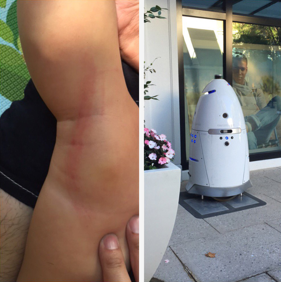 Security guard robot allegedly knocks down, runs over toddler