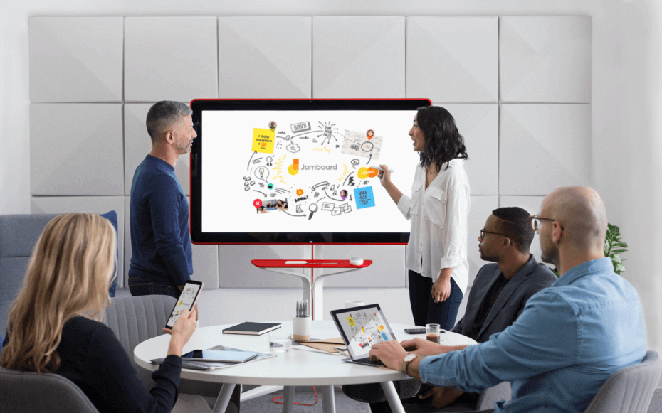 Google unveils the Jamboard, a 55-inch 4K digital whiteboard that's cheaper than the Surface Hub