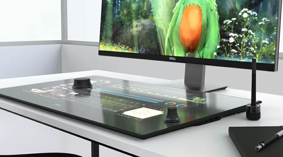 Dell's Canvas is an oversized drawing tablet for creative professionals