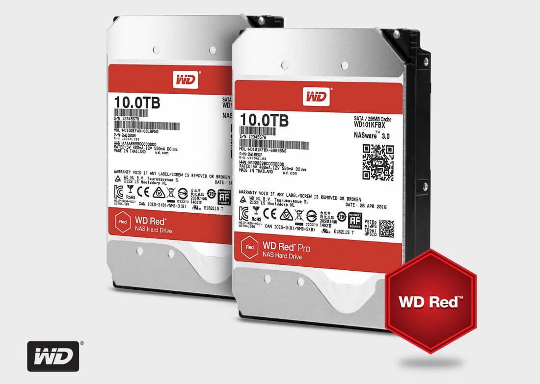 Western Digital will add 10-terabyte drives to its Red line up