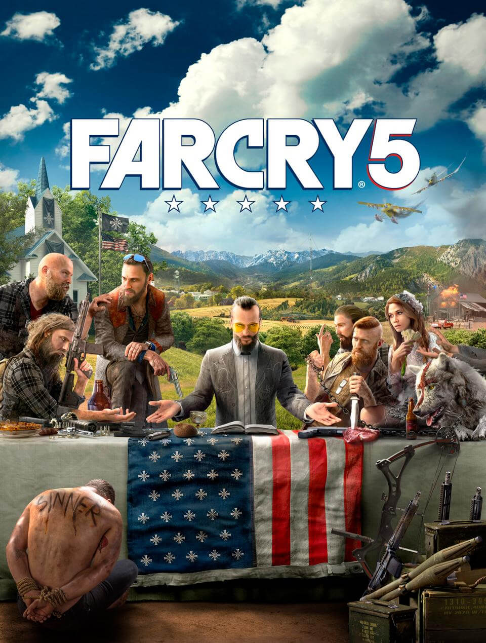 Far Cry 5's first artwork suggests the game will prove controversial among some groups