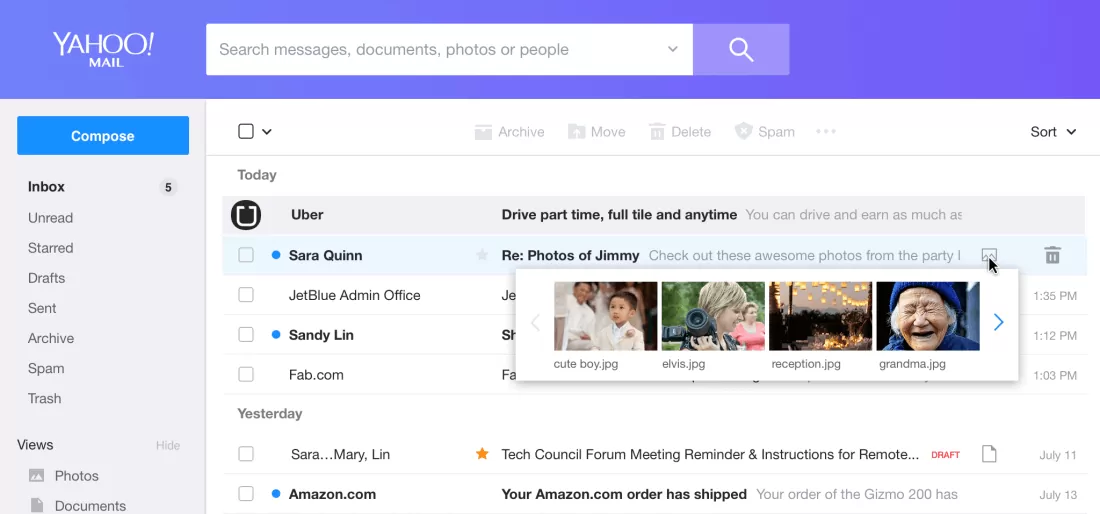 Yahoo announces Yahoo Mail Pro, Mail gets an interface overhaul