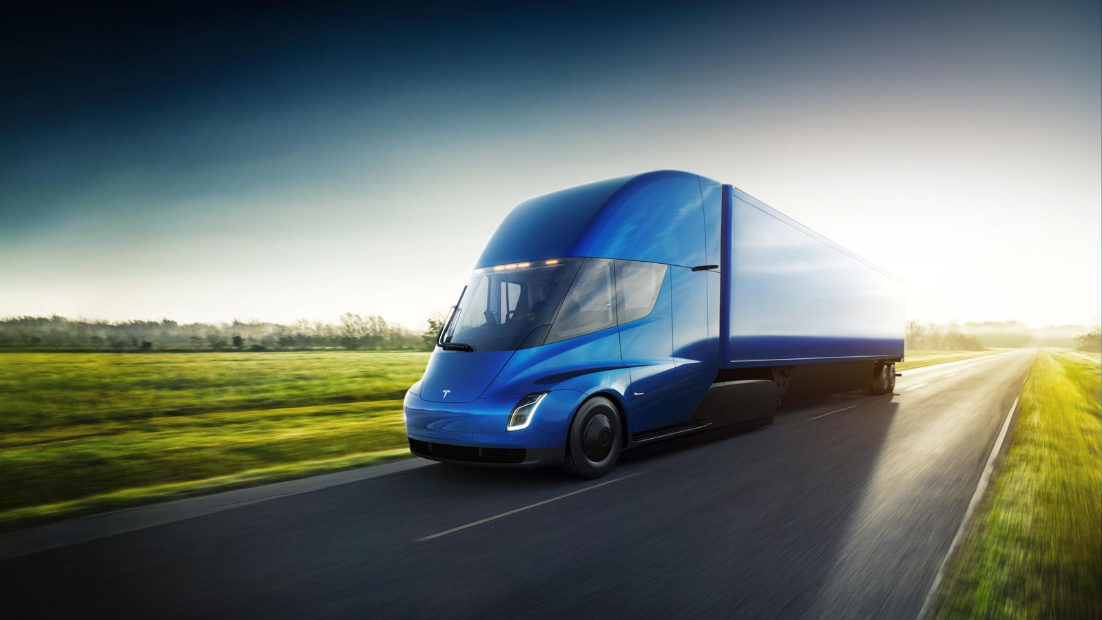 Tesla reveals its electric semi truck