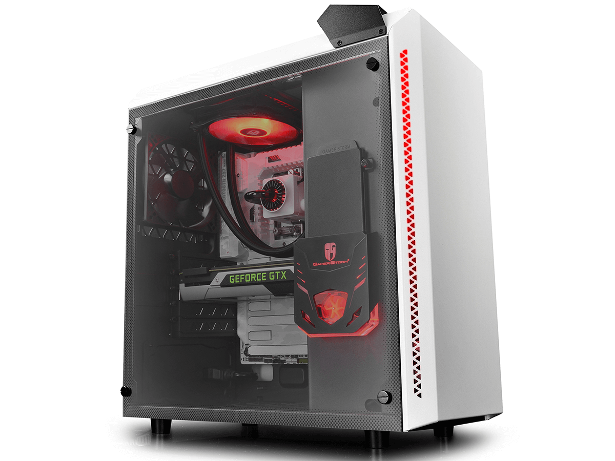 DeepCool gaming case featuring an integrated liquid cooling system arrives next month