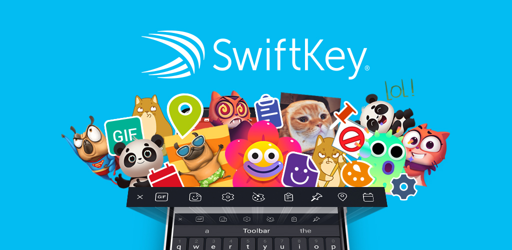 SwiftKey 7.0 adds quick access toolbar for rich media, stickers, location sharing, and more