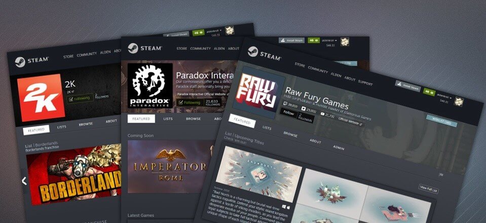 Steam unveils its new developer and publisher homepages