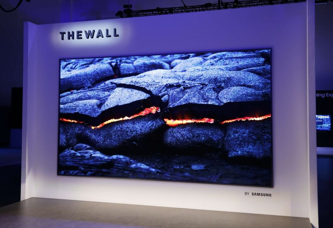 Samsung's enormous 'The Wall' TV could get a budget-friendly consumer model during 2019