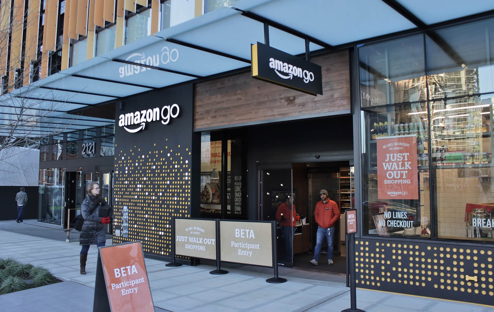 Amazon's cashierless store concept is being tested for use in large stores