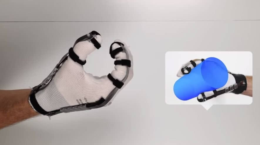 These electrostatic VR gloves make your brain think you are holding