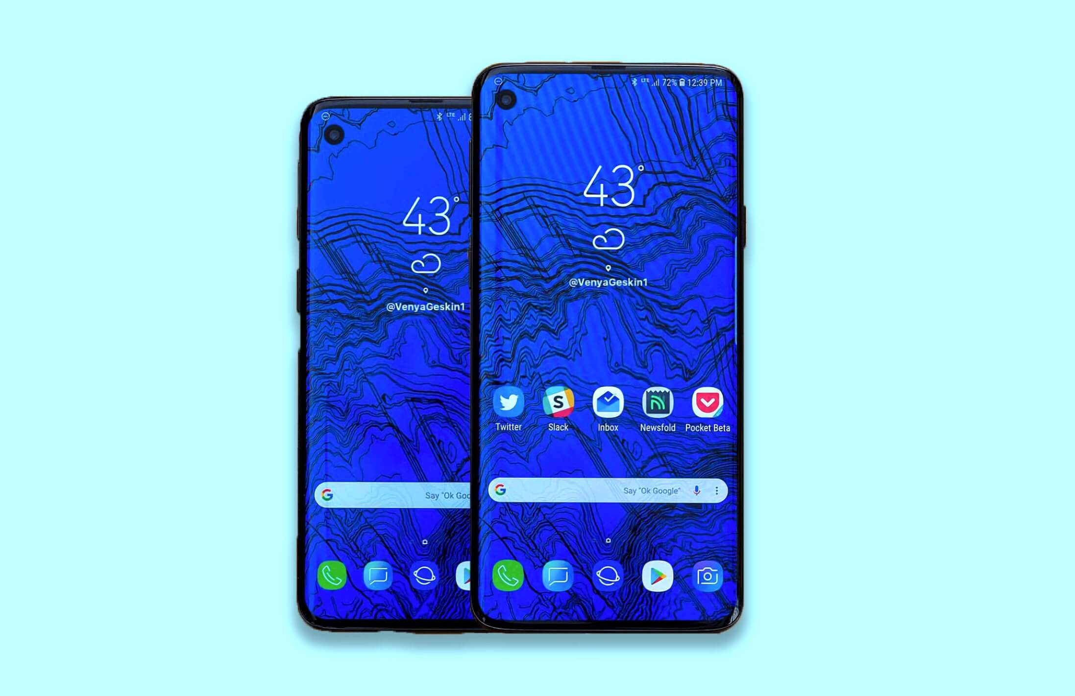Hole punch: This may be the first real look at the Samsung Galaxy S10
