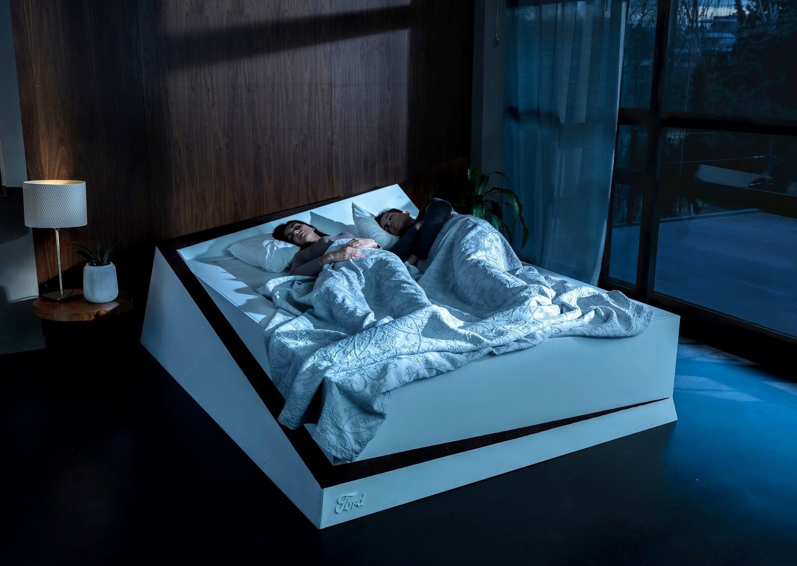 Ford Built A Bed To Keep Your Partner In Their Lane