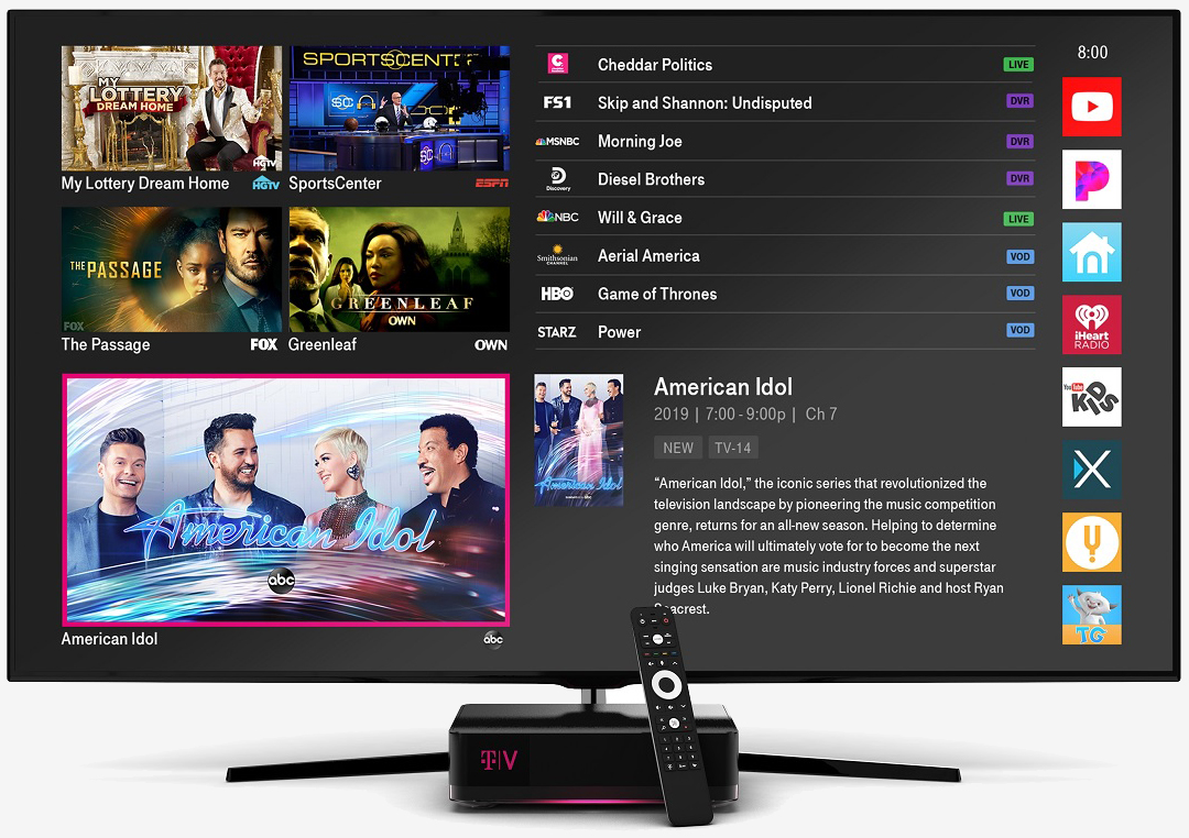 T-Mobile unveils home TV service which it is calling TVision Home