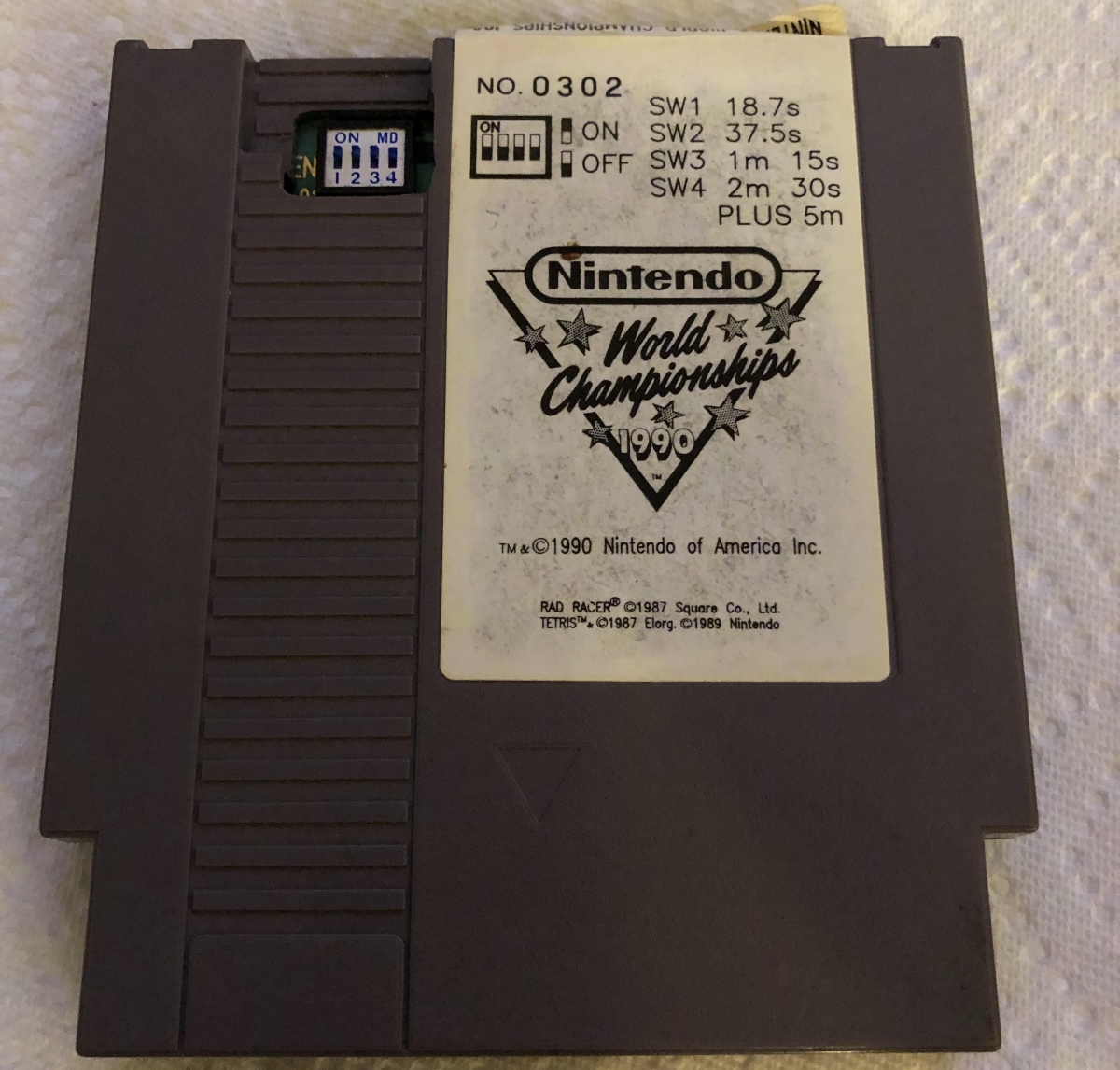 Shop uncovers ultra rare Nintendo World Championships cart from 1990