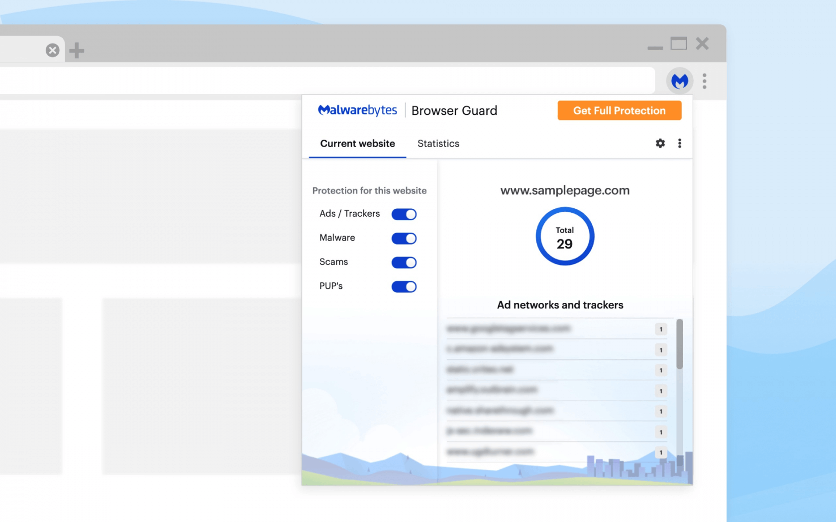 Malwarebytes' 'Browser Guard' add-on blocks browser hijacking, pop-up scams, and other annoyances